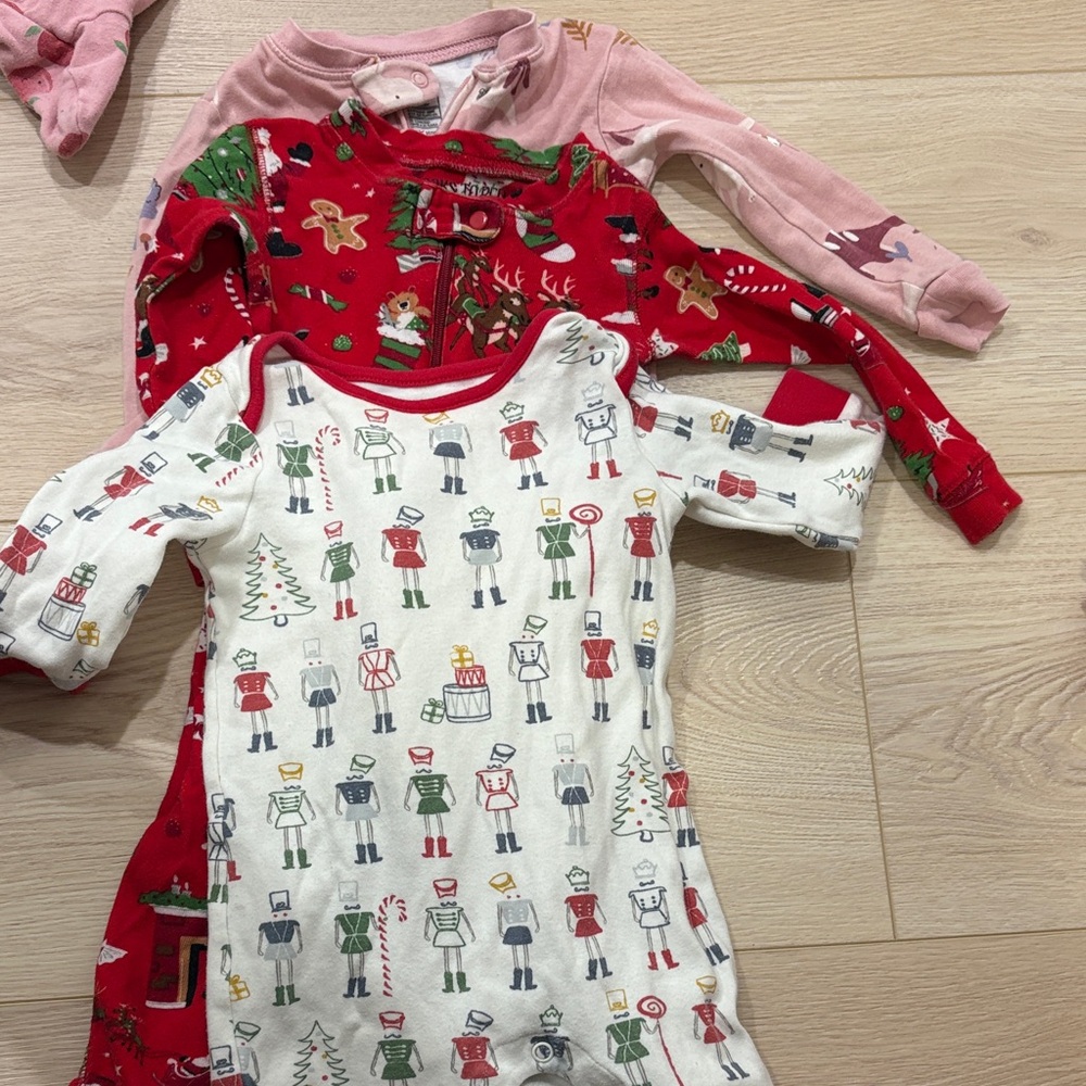 Baby Festive Onesies - Red and White